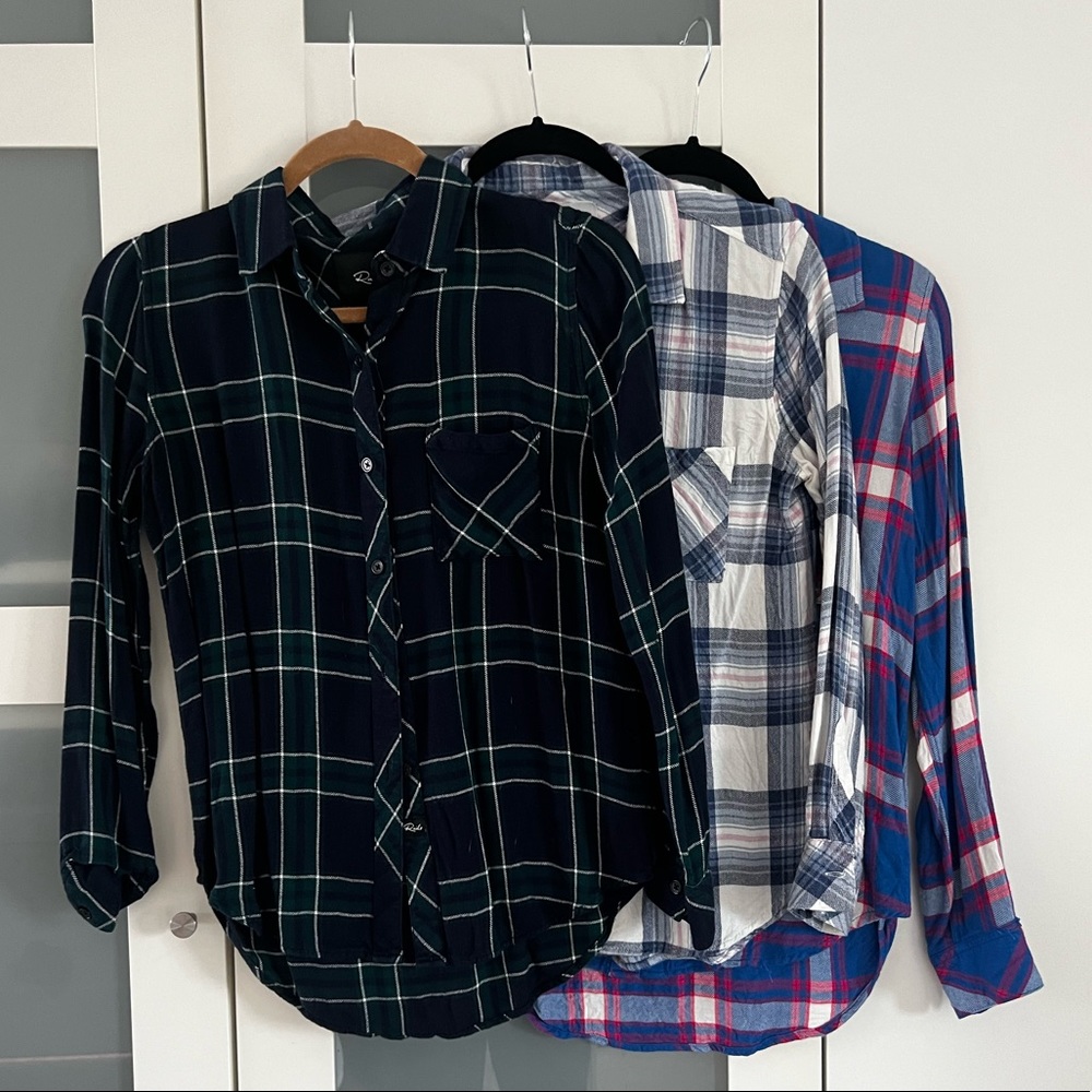 Set of 3 RAILS Button Downs - XS